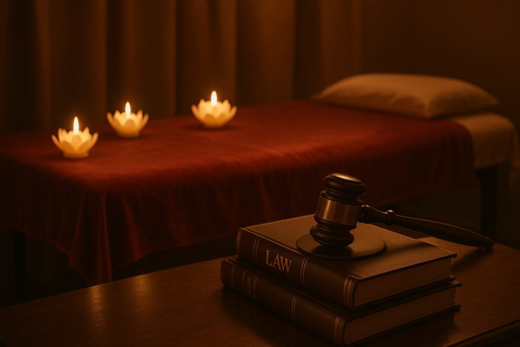 are happy ending massages legal in the usa or around the world whats the law for erotic massages