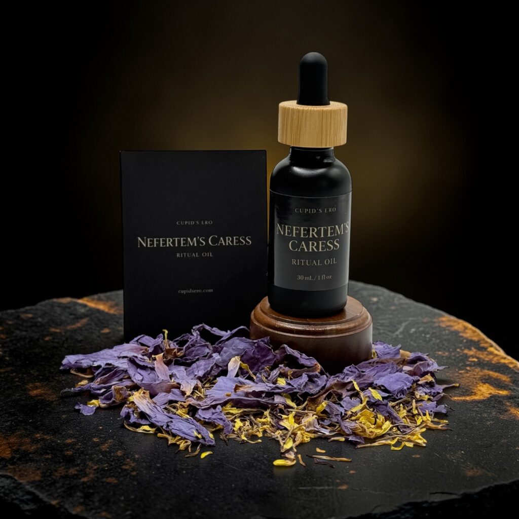 nefertems caress ritual premium massage oil
